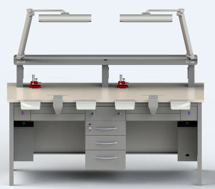 Стал лаб. Dental Workstation JG-2 стол. Верстак зубного техника. Лабораторный электрический верстак. Лабораторный электрический верстак двухсторонний.