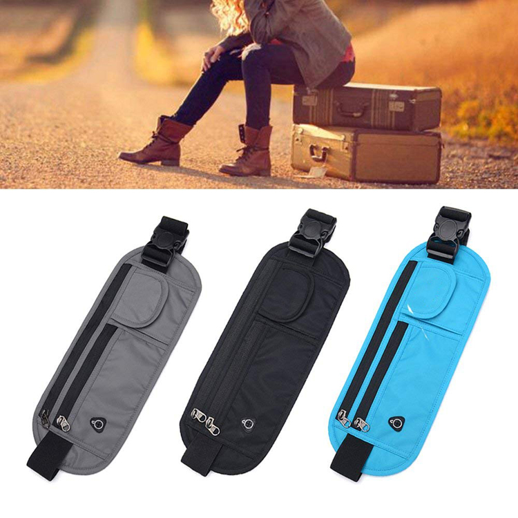 Ripstop Slim Running Sport Marsupio da uomo con jack per cuffie