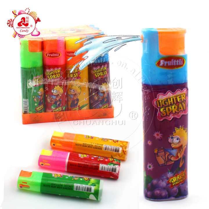 18ml Multi-Colored Spray Liquid Candy - Fruity Flavors in Box
