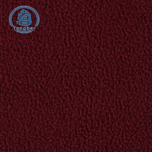 Calidad de camuflaje impreso Anti Pil Polar Tejido Material-ROJO
