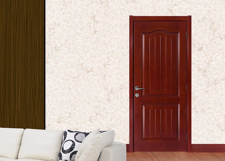 Hot sales used engineered solid wood 2-panel style interior living room door design