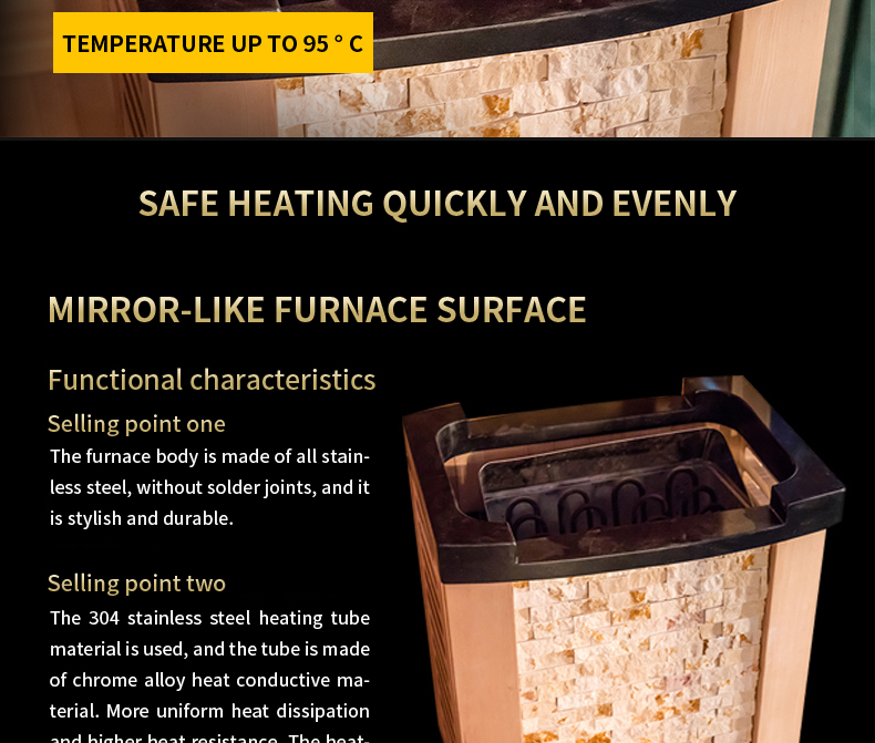 4 person Salt bricks traditional steam sauna room for sell