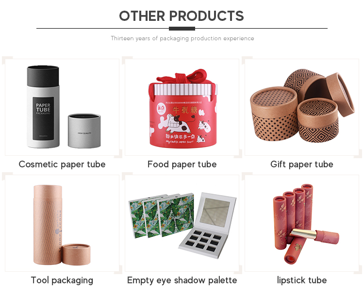 Cardboard Paper Tube for Water Bottle Tube Packaging for Bottle 700ml