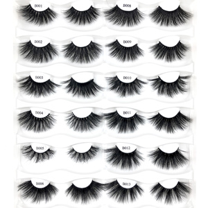 Wholesale top quality 25mm eyelashes and mink lashes with mink eyelashes vendor