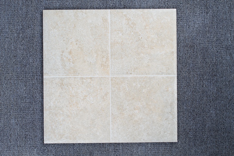 Egypt Cheap Non Slip Bathroom Travertine Concrete Beige And Gray Size 30X30 Ceramic Floor Tile