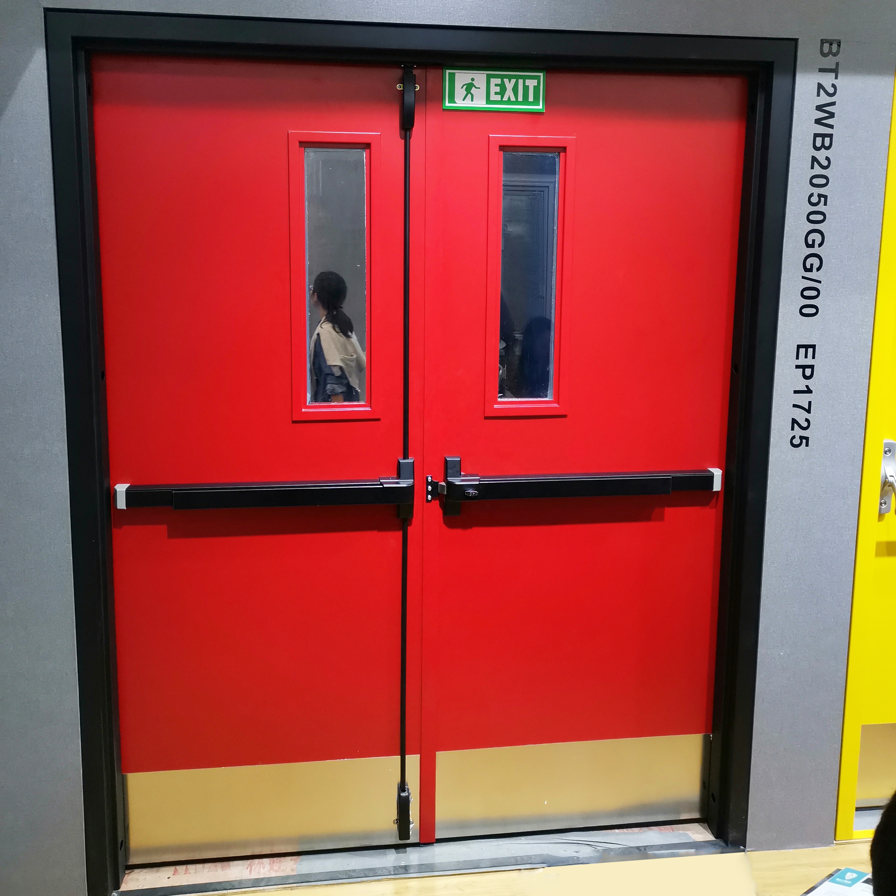 Hebei Renqiu Api Baja Tahan Api Pintu Fire Door Baja