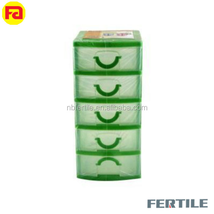 LMJ прочный пластиковый мини-Desktop 5 слоев ящик разное чехол для хранения Организатор