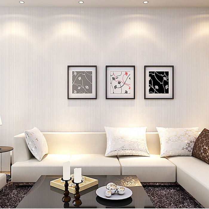 Alta Calidad Simple Moderno Tela No Tejida Impermeable Decorativo