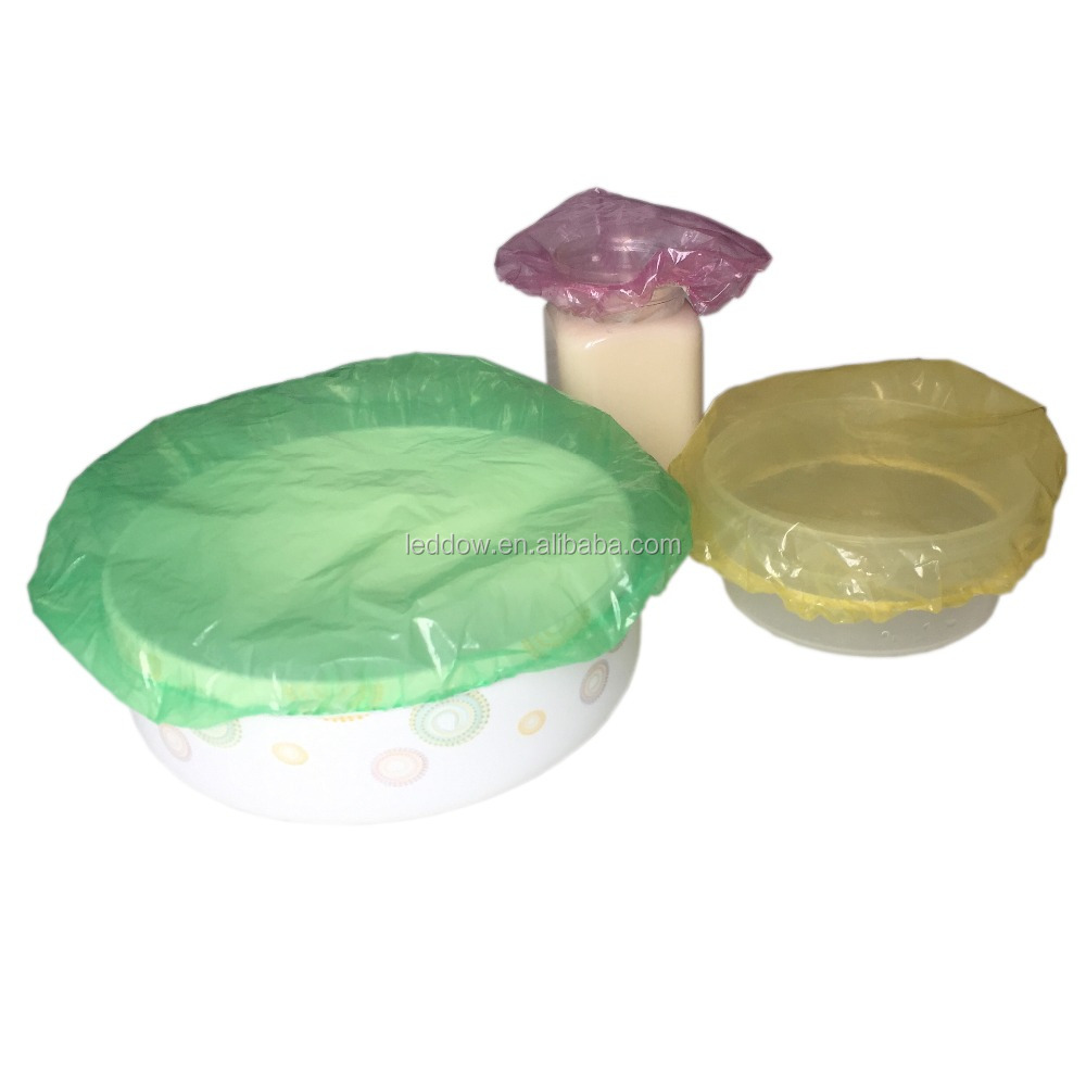 Plastic Bowl Cover 50 Pack Fitted Bowl Food Storage Elastic Plastic Keep Fresh
