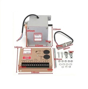 Regulador de velocidad del motor ESD5500E Controlador electr/ónico de velocidad del motor Regulador Generador Panel de control Controlador de velocidad del motor