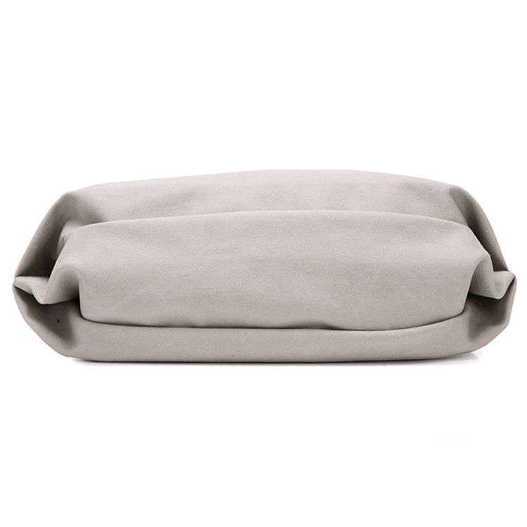 La bolsa de asas de lona de algodón de tamaño estándar en blanco personalizada