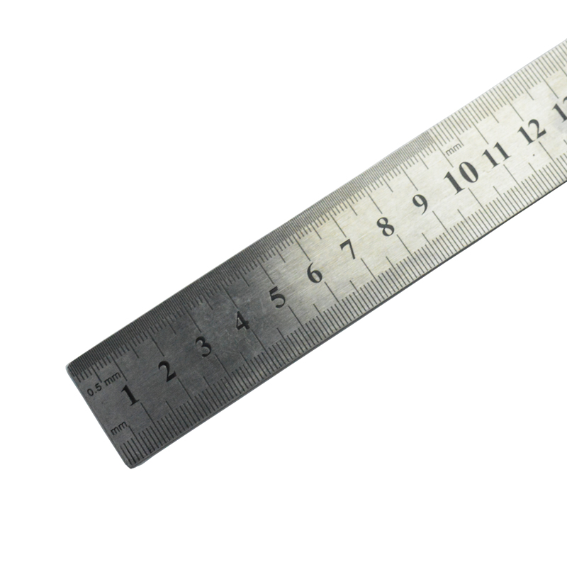 Double Sided 1M 100cm 40inch Stainless Steel  Straight Metal Ruler