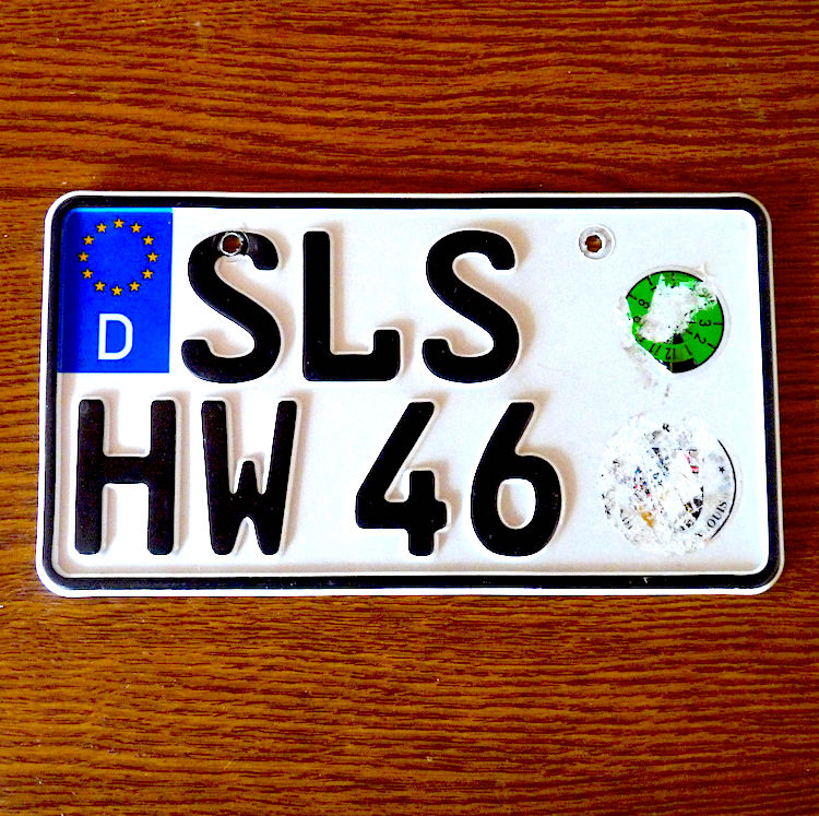 定制车牌伦敦黄色字体车牌反光膜