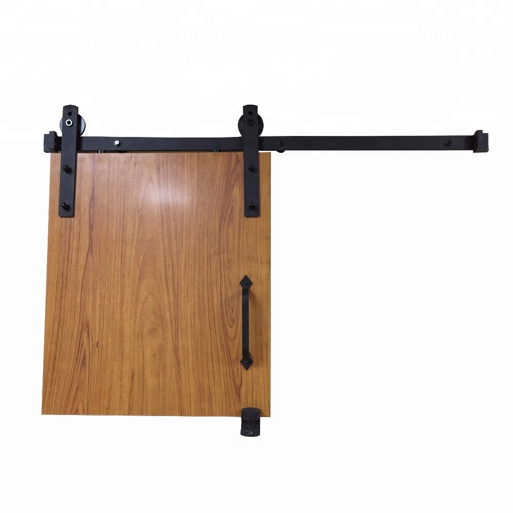 Matériel de porte coulissante de grange de fer moderne en gros d'usine pour la porte en bois