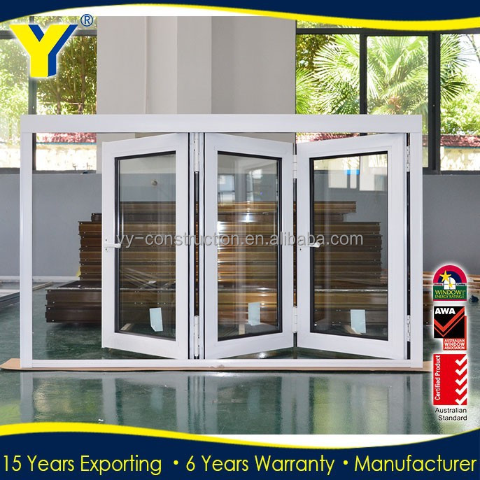 Janelas e portas de segurança e janelas de vidro dobráveis e janelas bifold em alumínio