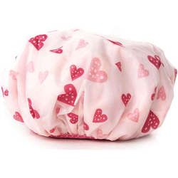 Eco-Friendly dry hair double layer custom shower cap material for wholesale