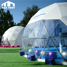 Geometric dome big steel event dome tent luxury outdoor zelte 6x6m arabic tent roof top tent with factory price