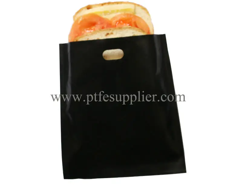 ptfe black reusable non-stick toaster bag
