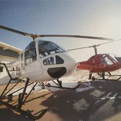 Luz monomotor turbo helicóptero