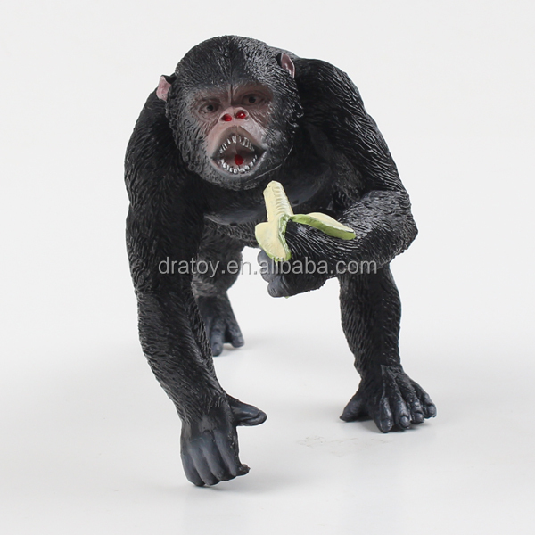OEM диких животных шимпанзе игрушки изготовленные на заказ пластиковые силиконовая кукла