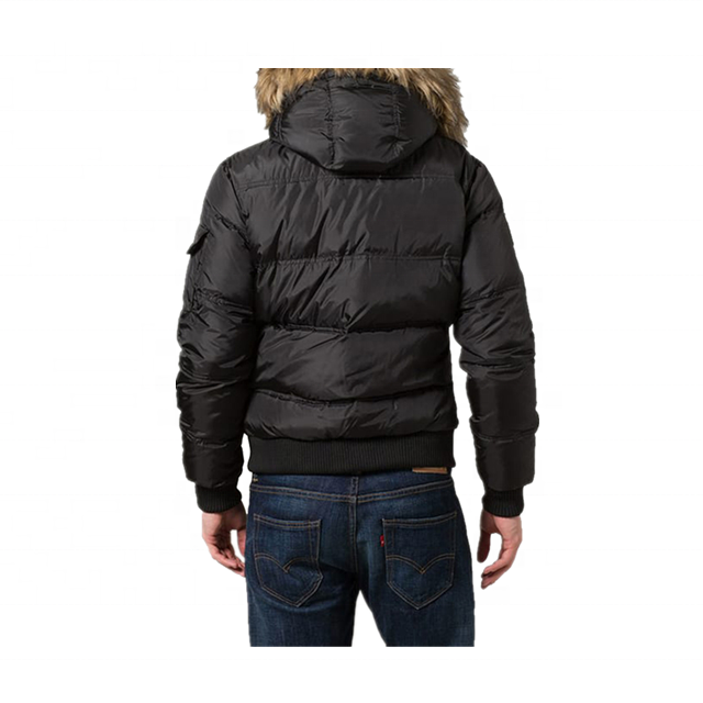 冬季夹克男士羽绒服与假毛皮 - buy custom winter jacket,mens down