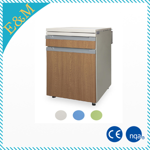 wooden hospital bassinet