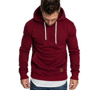 In Stock New Style Autumn and Winter Various Cheap Men's Solid Color Hooded