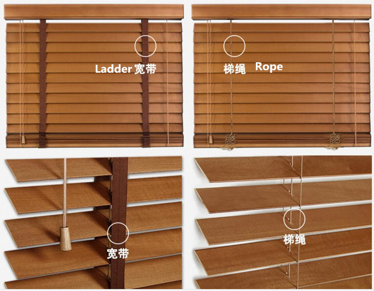 50mm slat white wood shutter, factory direct sale wood venetian blinds