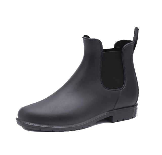 Дизайнерские модные унисекс ботинки челси, Нескользящие эластичные резиновые ботинки до щиколотки из ПВХ