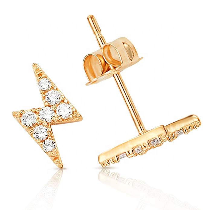 14k lightning bolt earrings 14k lightning bolt earrings appmates disney cars