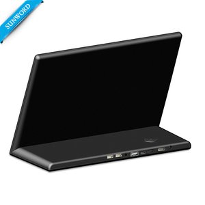 Desktop 7 inch 3G android tablet kiosk stand for bank review