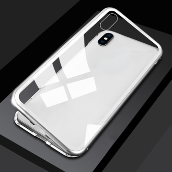 capas de celulares tempered glass magnetic phone case for iPhone 6 7 8 plus XS max