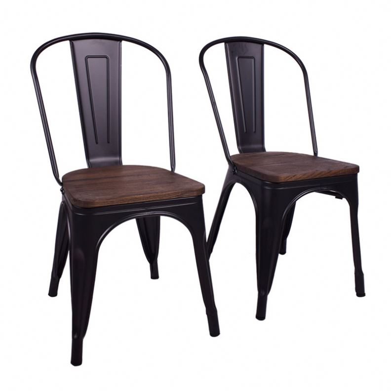 Factory wholesale vintage metal dining chair