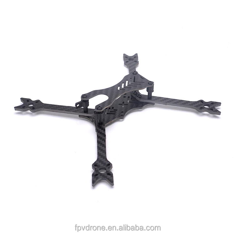 Новый комплект рамок HANTU 5 дюймов 210 мм 210 из чистого углеродного волокна с рукояткой 4 мм, детали для 3d-печати для FPV RC cross racing drone quadcopter