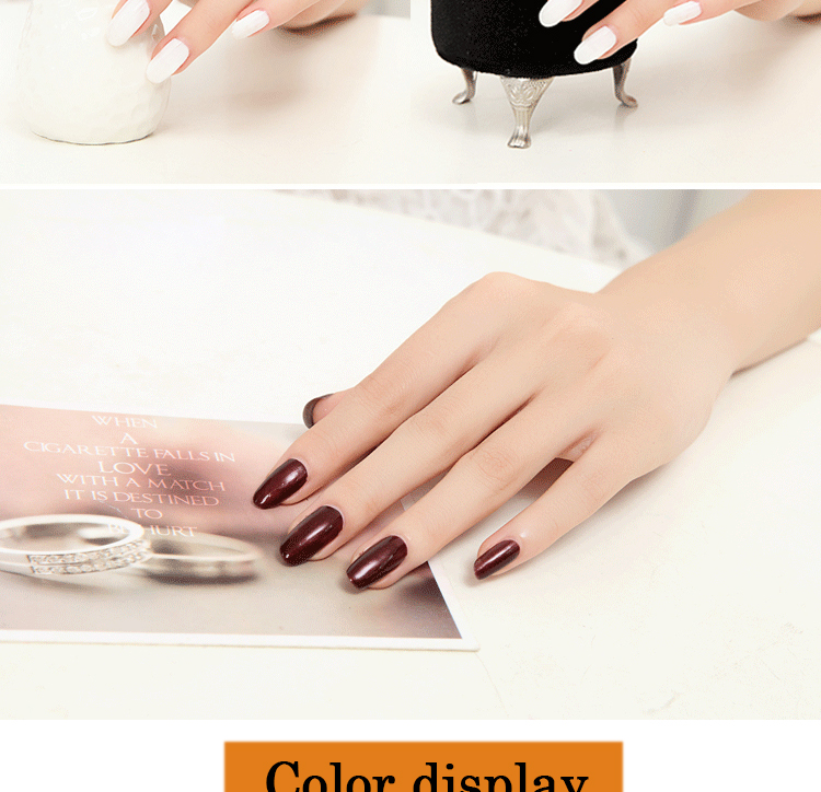 Long Kept Healthy Colored Cover Nail Polish Wholesale Factory