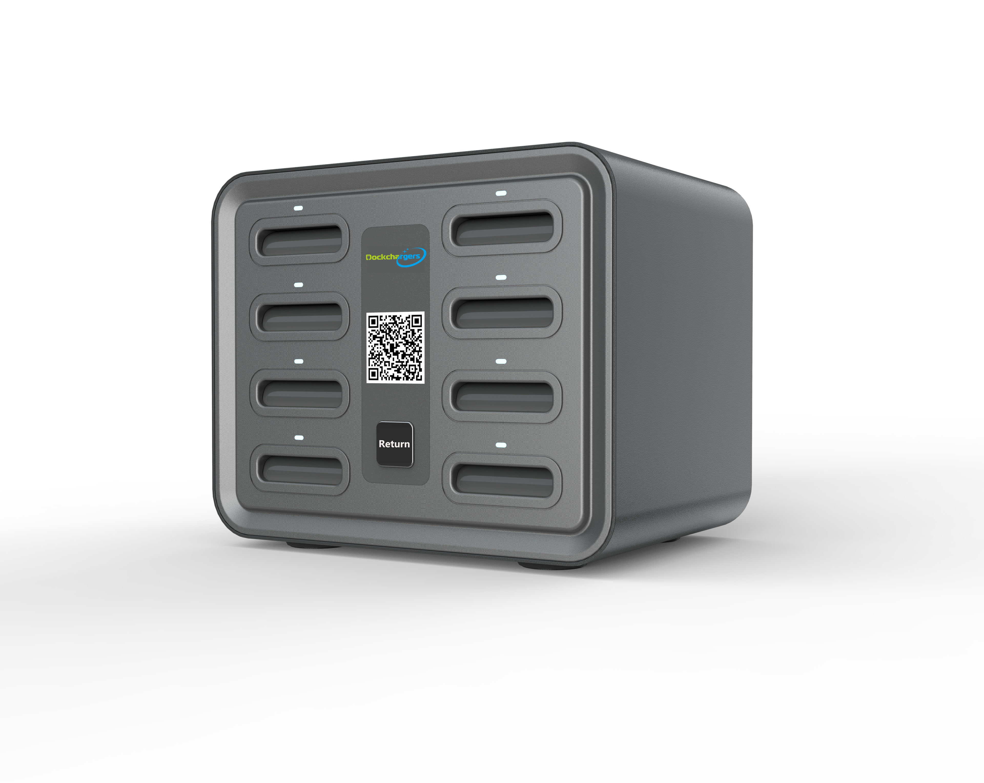New Arrived Dockchargers Power Bank Rent, Power Bank Sharing System with 8pcs Slots Li-polymer Battery Triple USB 5000mah CN;GUA