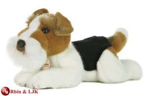 fox terrier soft toy