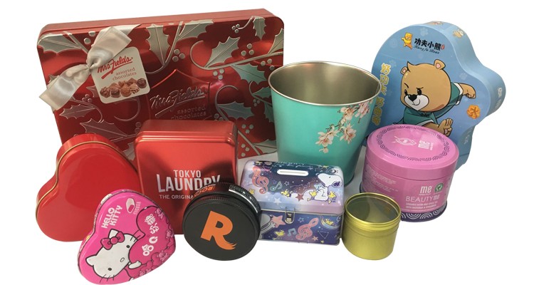 Extra Large Tin Containers Heart Shaped Cake Tins Wholesale Tin Boxes for Gifts