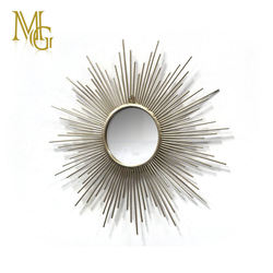 Sun Shin Golden Metal Antique Mirror Decor