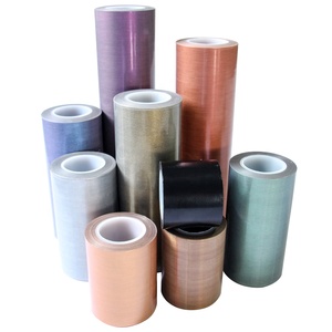 India Waterproof Yellow Teflon PTFE Coated Adhesive Tape Jumbo Roll