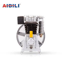 Most popular mini high pressure 2hp two stage pumps piston types air compressor head pump