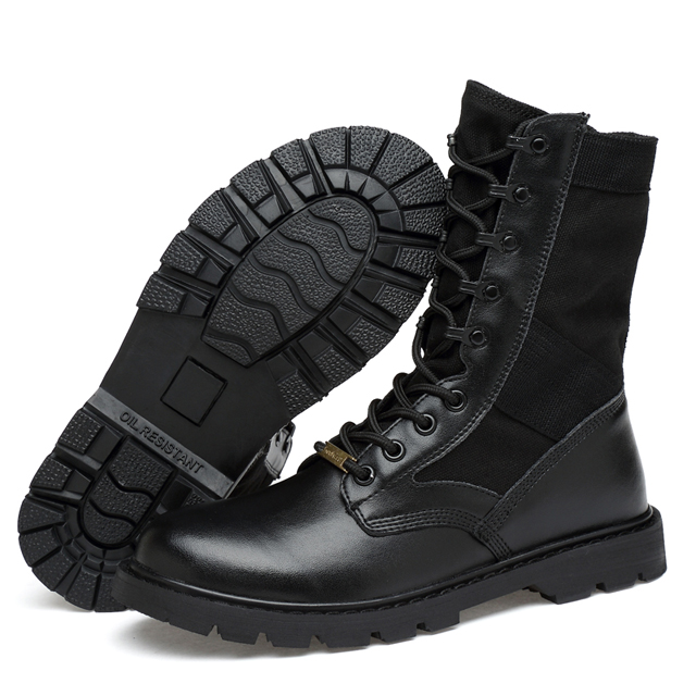 Мужские высокие замшевые армейские тактические боевые ботинки с высоким берцем дышащие походные ботинки для прогулок на открытом воздухе
