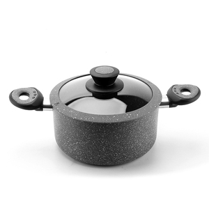 Catálogo de fabricantes de Revestimiento De Mármol Cazuela Olla Cazuela Cocina Pan Con Tapa Inducción Base Mármol