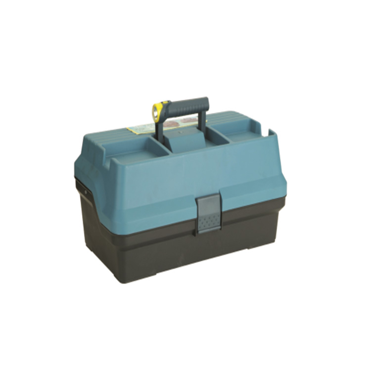 Nikou Tackle Box 12 Compartments Tackle Plastic Storage Box Fishing Case Lure Box Tackle Two-Sided Storage Case