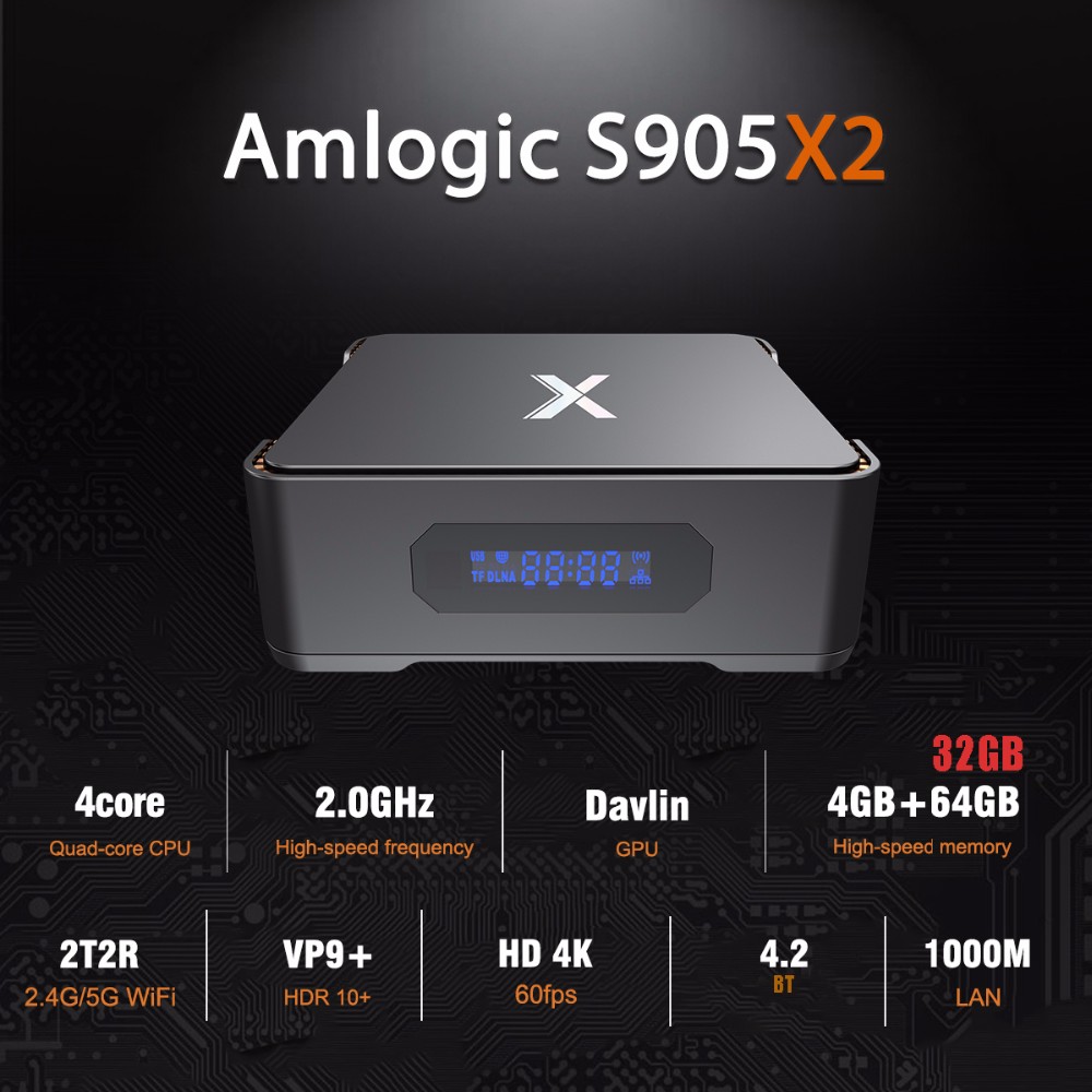 A95X MAX Ultra 4K TV Box - 4GB RAM, 64GB Storage, Android 8.1