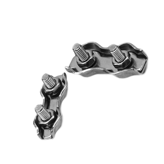 M10 big size duplex end stainless steel 316 wire rope clamps made in China