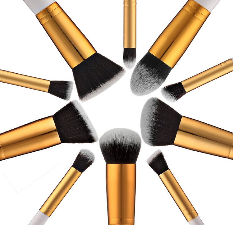 Professional makeup accessories beauty tools High quality makeup brush 10pcs brush makeup set