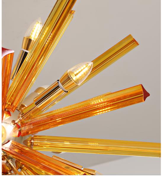 popular modern decorative handmade smoked glass pendant light  for living room