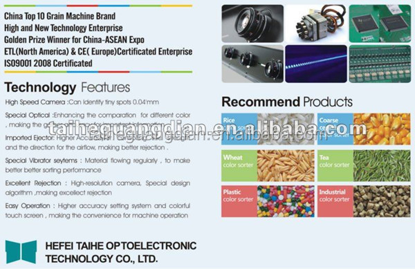 Digital Intelligent CCD Peanut Color Sorter Machine with factory price