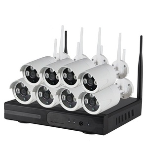 Wifi Nvr Kit CCTV Security Systems Wireless 8CH NVR Kit 1080P WIFI IP Camera with P2P